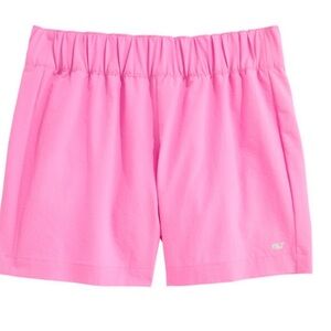 Vineyard Vines Pink Harbor Pull-On Shorts Lightweight Elastic Waist NWT
